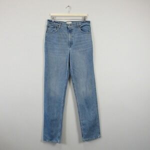 Abercrombie & Fitch Women's Straight Leg Jeans - Light Blue